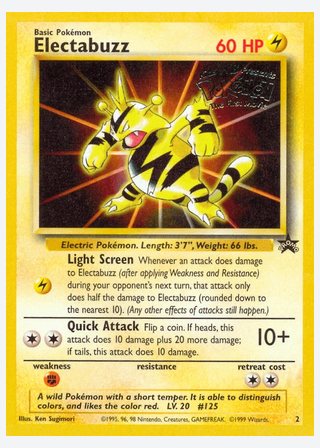 Electabuzz — catalogusbeeld