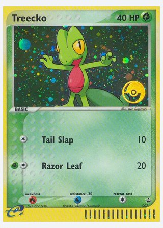 Treecko — catalogusbeeld