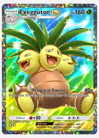 Exeggutor ex — catalogusbeeld
