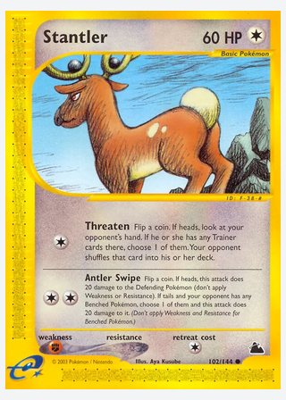 Stantler — catalogusbeeld
