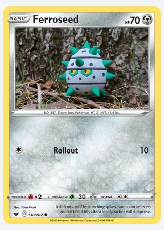Ferroseed — catalogusbeeld