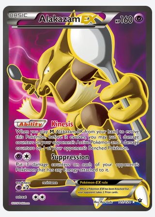 Alakazam EX — catalogusbeeld