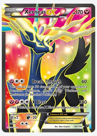 Xerneas EX — catalogusbeeld