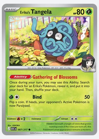 Erika's Tangela — catalogusbeeld