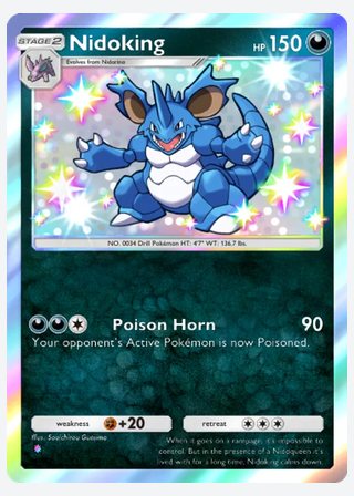 Nidoking — catalogusbeeld