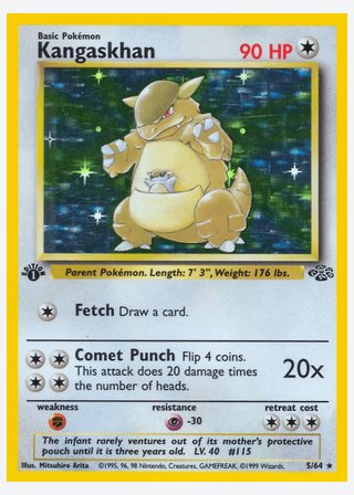 Kangaskhan — catalogusbeeld
