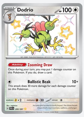 Dodrio — catalogusbeeld