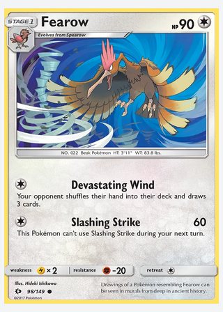 Fearow — catalogusbeeld