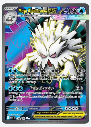 Mega Abomasnow ex — catalogusbeeld
