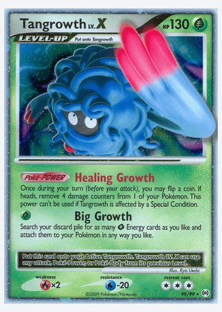 Tangrowth LV.X — catalogusbeeld
