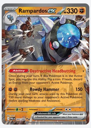 Rampardos ex — catalogusbeeld