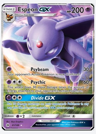 Espeon GX — catalogusbeeld