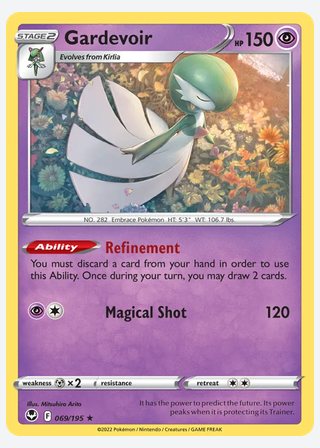 Gardevoir — catalogusbeeld