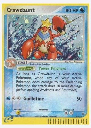 Crawdaunt — catalogusbeeld