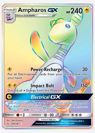 Ampharos GX — catalogusbeeld