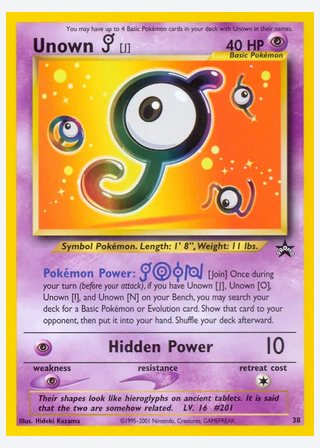 Unown [J] — catalogusbeeld