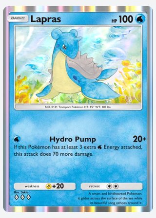 Lapras — catalogusbeeld