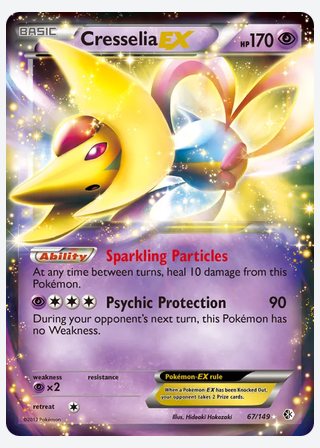 Cresselia-EX — catalogusbeeld