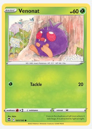 Venonat — catalogusbeeld