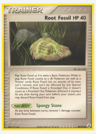 Root Fossil — catalogusbeeld