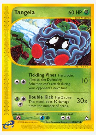 Tangela — catalogusbeeld