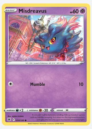 Misdreavus — catalogusbeeld