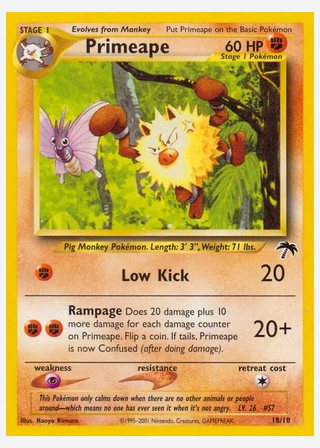 Primeape — catalogusbeeld