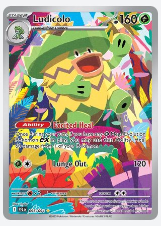 Ludicolo — catalogusbeeld