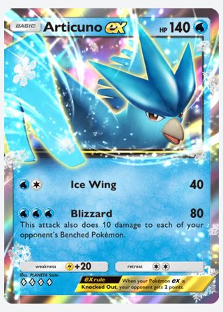 Articuno ex — catalogusbeeld