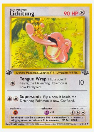 Lickitung — catalogusbeeld