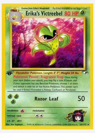 Erika's Victreebel — catalogusbeeld