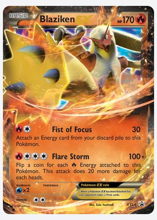 Blaziken EX — catalogusbeeld