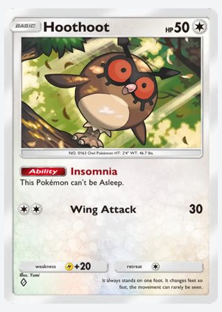 Hoothoot — catalogusbeeld