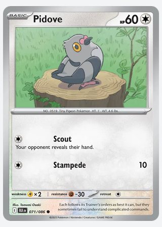 Pidove — catalogusbeeld