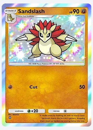 Sandslash — catalogusbeeld