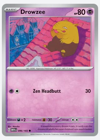 Drowzee — catalogusbeeld