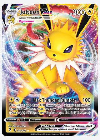Jolteon VMAX — catalogusbeeld