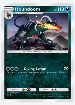 Houndoom — catalogusbeeld