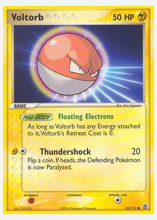 Voltorb — catalogusbeeld