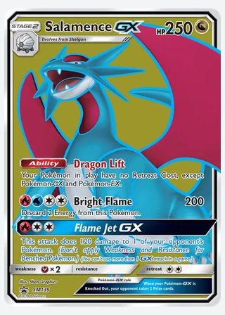 Salamence GX — catalogusbeeld