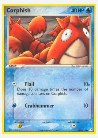 Corphish — catalogusbeeld