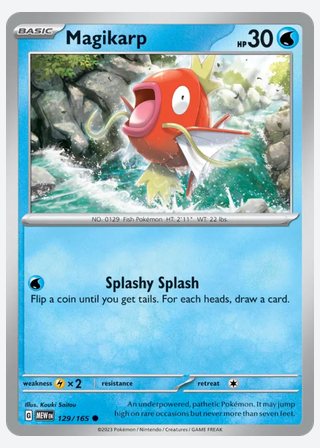 Magikarp — catalogusbeeld