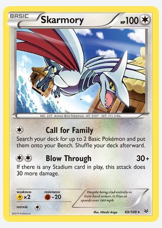 Skarmory — catalogusbeeld