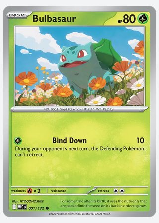 Bulbasaur — catalogusbeeld