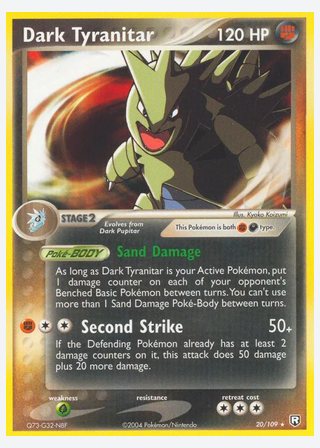 Dark Tyranitar — catalogusbeeld