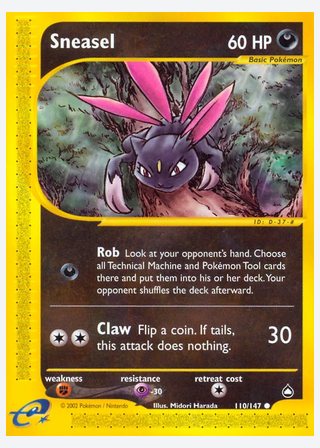 Sneasel — catalogusbeeld