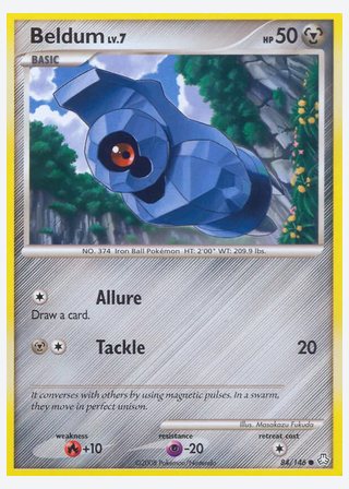 Beldum — catalogusbeeld