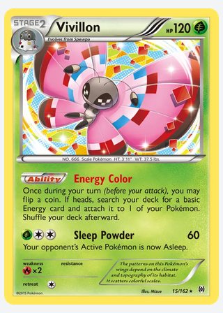 Vivillon — catalogusbeeld