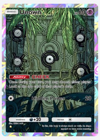 Unown — catalogusbeeld