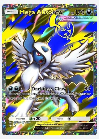 Mega Absol ex — catalogusbeeld